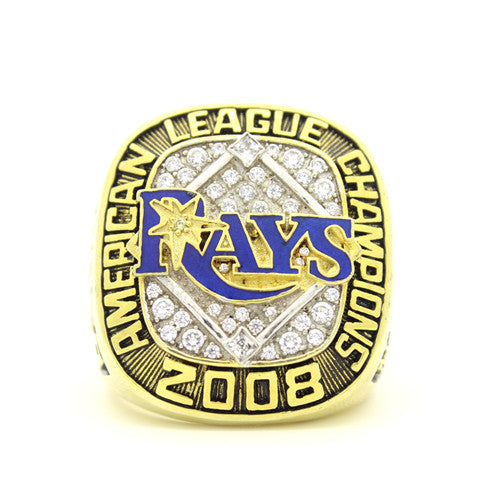 Custom Tampa Bay Rays 2008 American League Championship Ring With