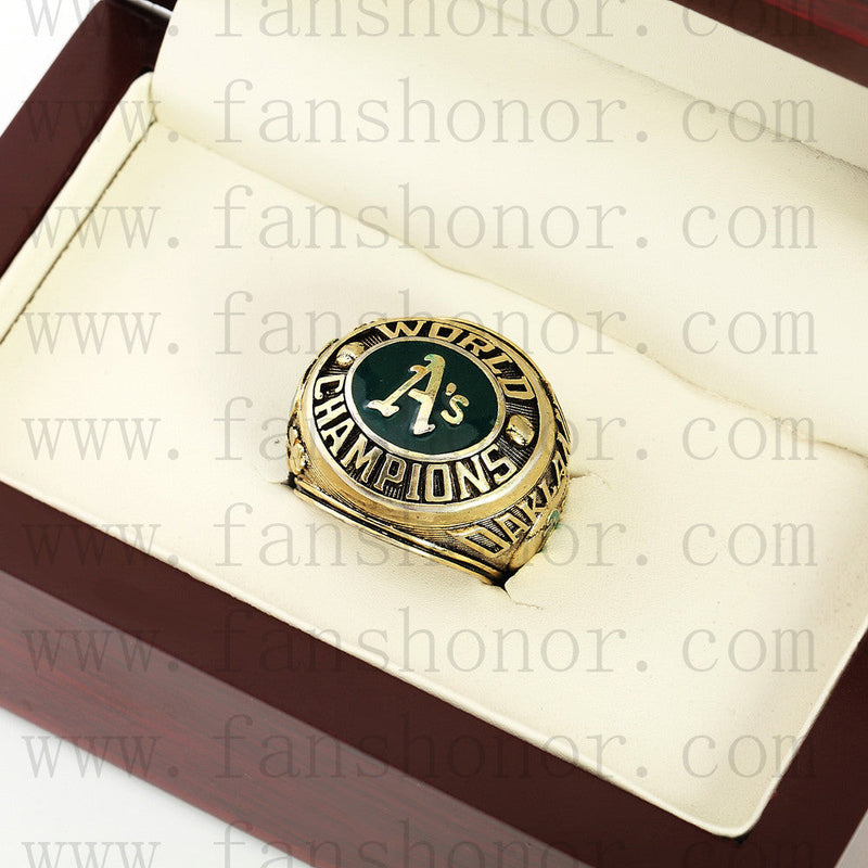 Customized MLB 1974 Oakland Athletics World Series Championship Ring