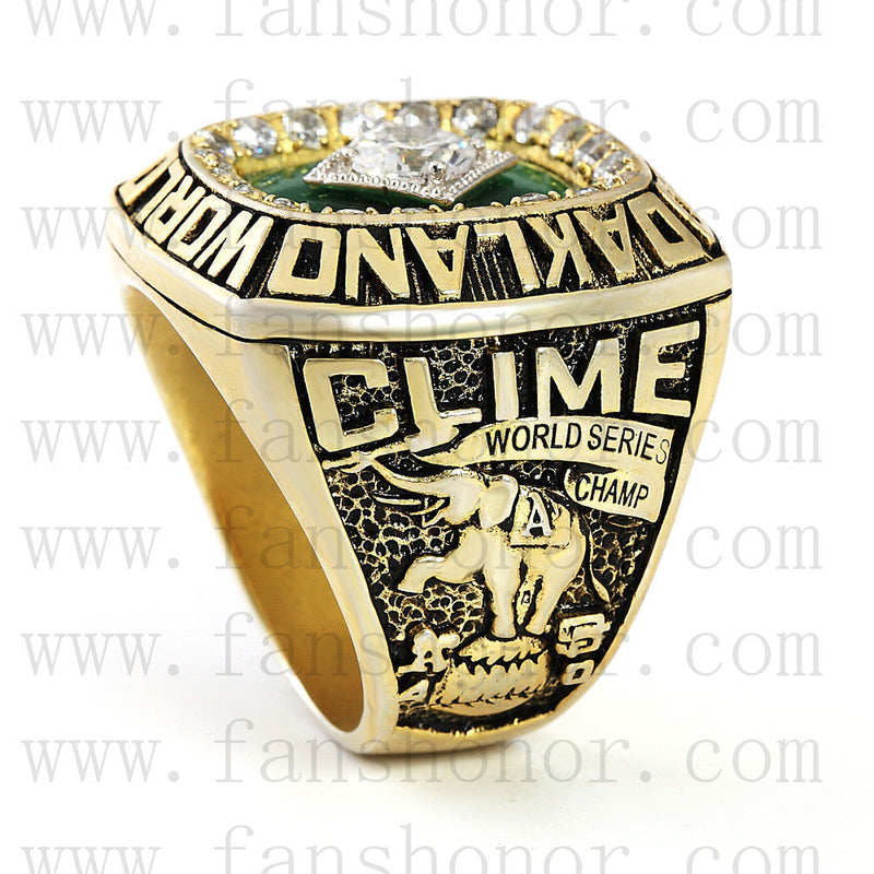 Customized MLB 1989 Oakland Athletics World Series Championship Ring