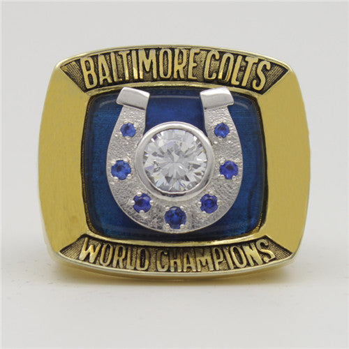 Custom Baltimore Colts 1970 NFL Super Bowl V Championship Ring