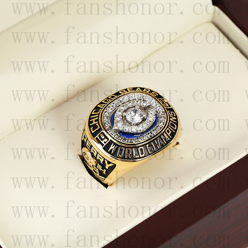 Customized Chicago Bears NFL 1985 Super Bowl XX Championship Ring