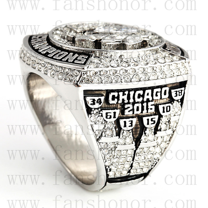 Customized NHL 2015 Chicago Blackhawks Stanley Cup Championship Ring