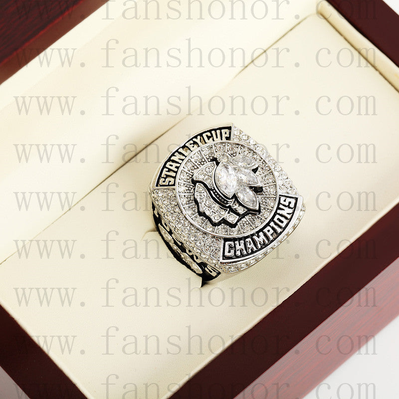 Customized NHL 2015 Chicago Blackhawks Stanley Cup Championship Ring