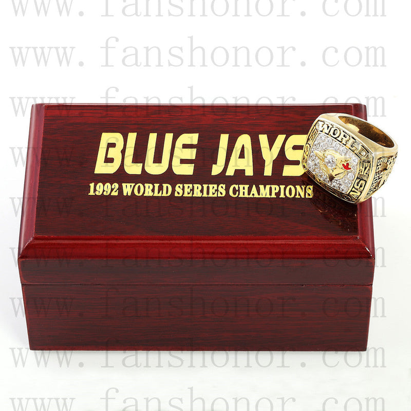 Customized MLB 1992 Toronto Blue Jays World Series Championship Ring