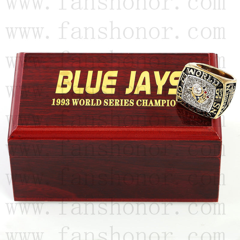 Customized Customized MLB 1993 Toronto Blue Jays World Series Championship Ring