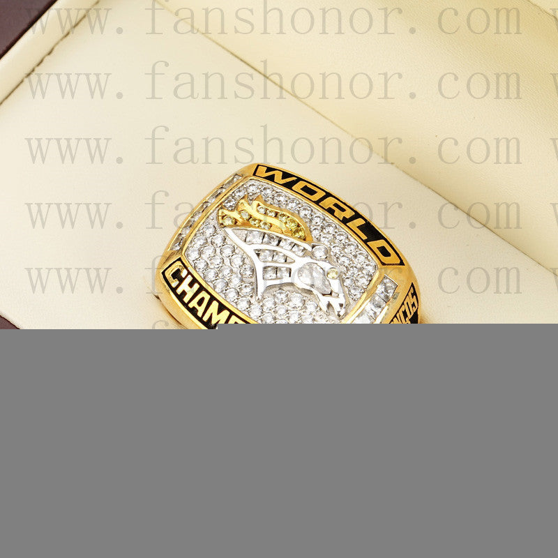 Customized Denver Broncos NFL 1997 Super Bowl XXXII Championship Ring