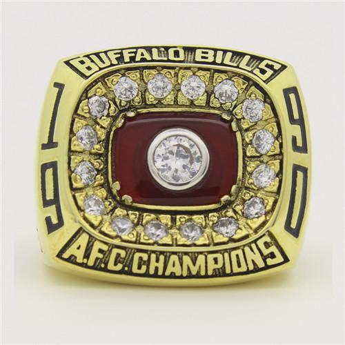 1990 Buffalo Bills American Football AFC Championship Ring