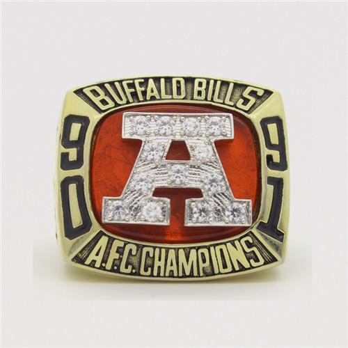 1991 Buffalo Bills American Football AFC Championship Ring