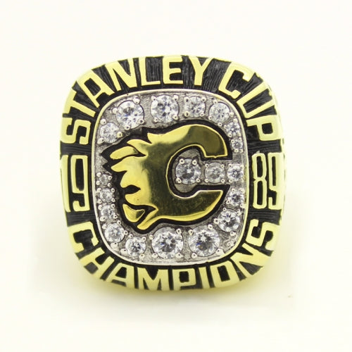 Custom 1989 Calgary Flames NHL Stanley Cup Championship Ring