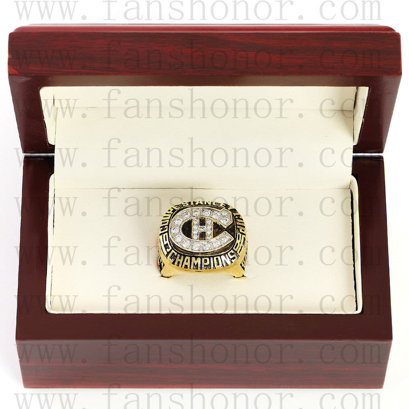 Customized NHL 1986 Montreal Canadiens Stanley Cup Championship Ring