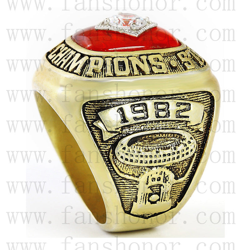 Customized MLB 1982 St. Louis Cardinals World Series Championship Ring