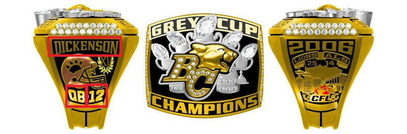 All CFL Grey Cup Championship Rings