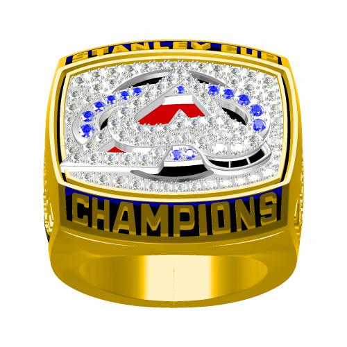 Custom 2001 Colorado Avalanche NHL Stanley Cup Championship Ring