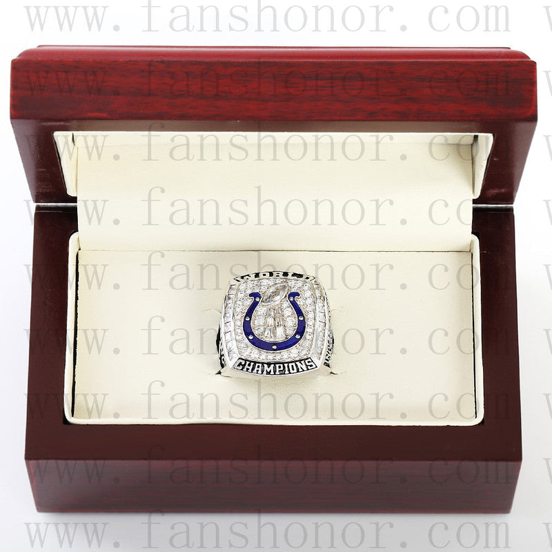 Customized Indianapolis Colts NFL 2006 Super Bowl XLI Championship Ring
