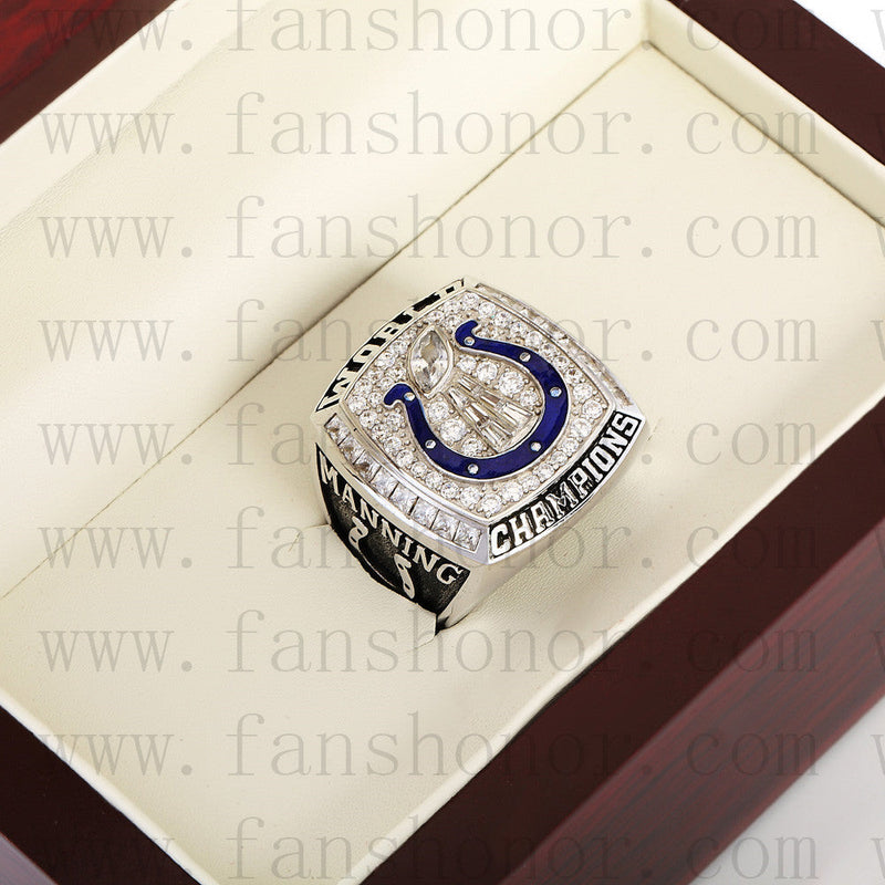 Customized Indianapolis Colts NFL 2006 Super Bowl XLI Championship Ring