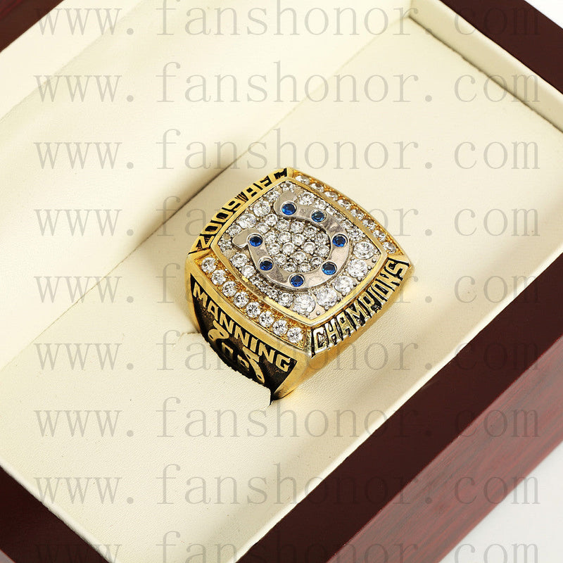Customized AFC 2009 Indianapolis Colts American Football Championship Ring