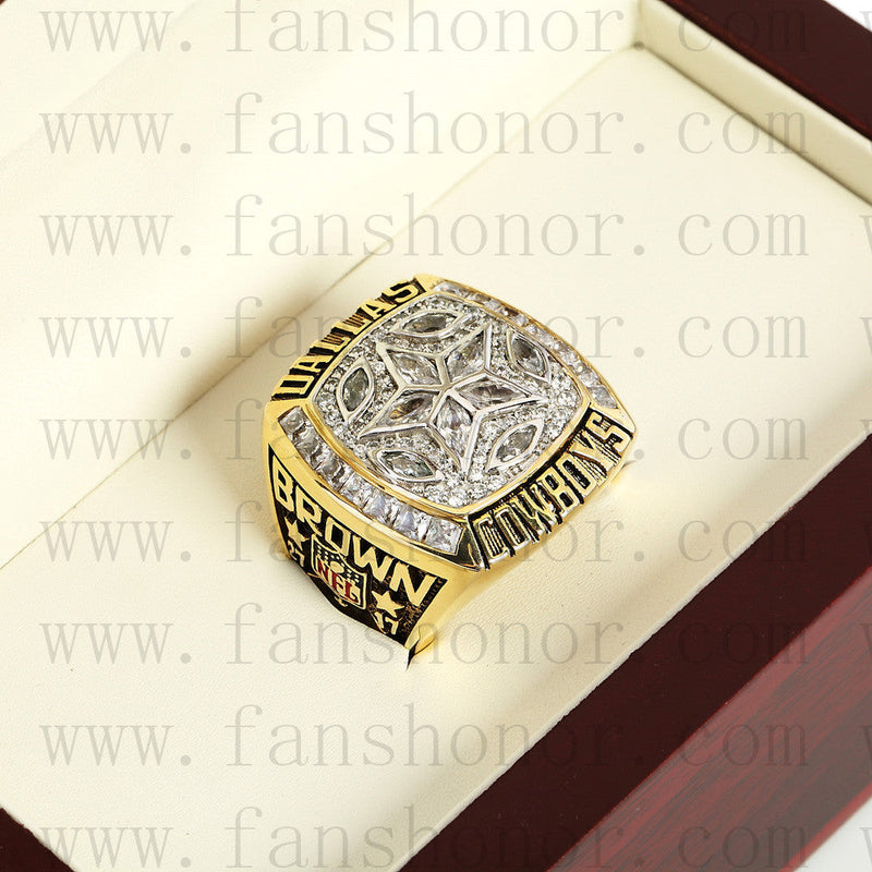 Customized Dallas Cowboys NFL 1995 Super Bowl XXX Championship Ring