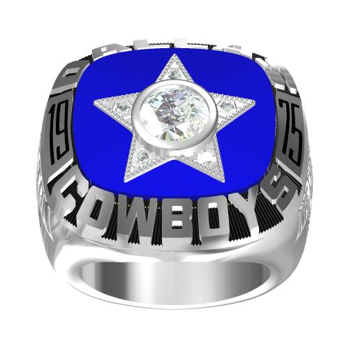 Custom 1975 Dallas Cowboys National Football Championship Ring