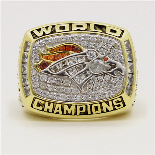 Custom Denver Broncos 1997 NFL Super Bowl XXXII Championship Ring