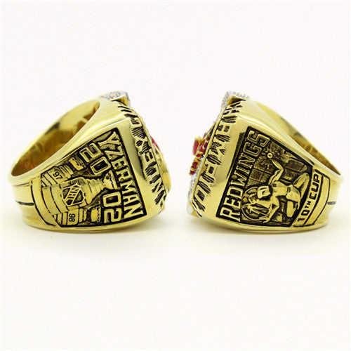 Custom 2002 Detroit Red Wings NHL Stanley Cup Championship Ring