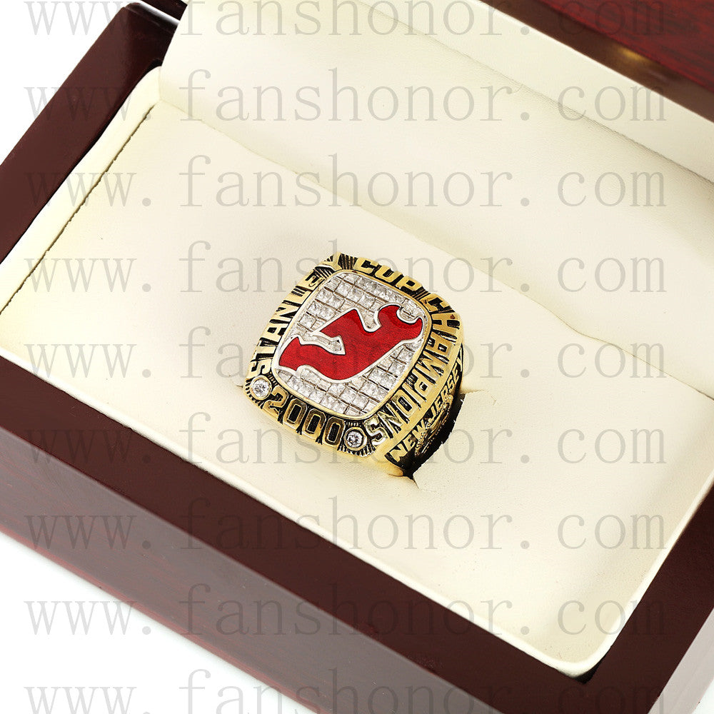 Marty Brodeur's 2003 Stanley Cup ring  Championship rings, New jersey  devils, Stanley cup
