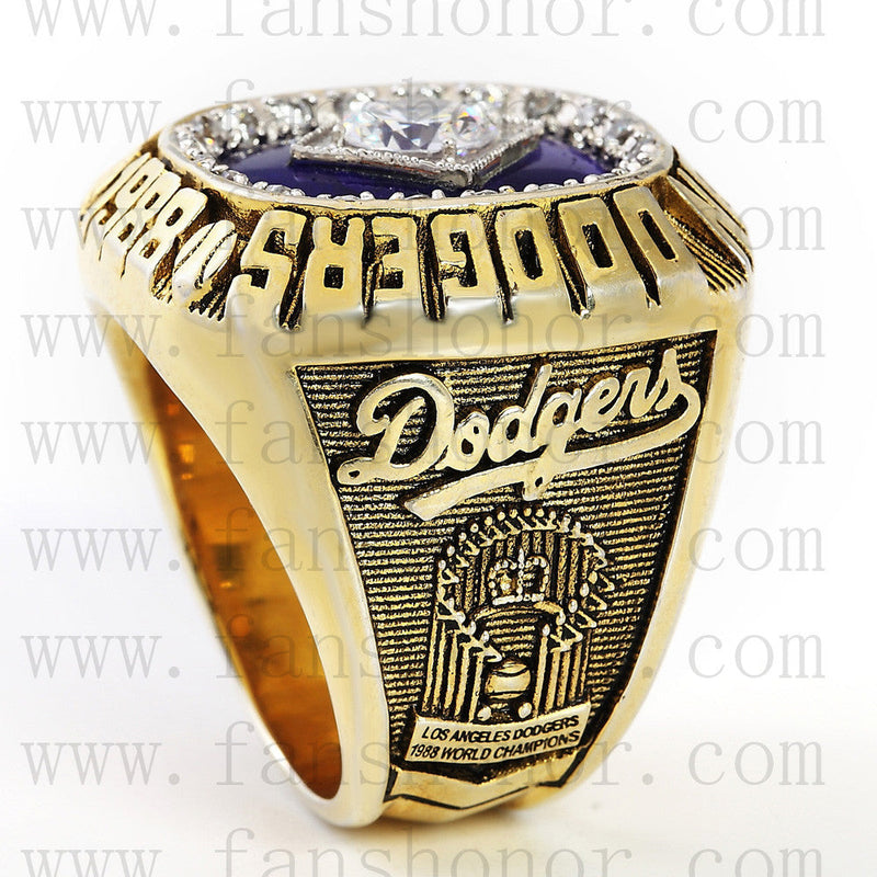 Customized MLB 1988 Los Angeles Dodgers World Series Championship Ring