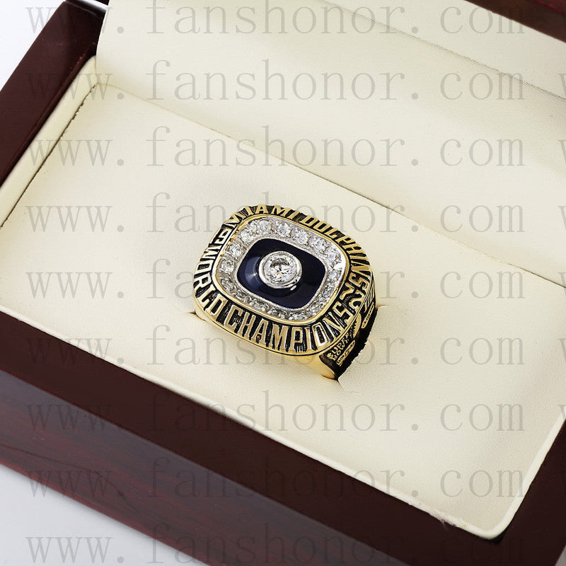 Customized Miami Dolphins NFL 1972 Super Bowl VII Championship Ring