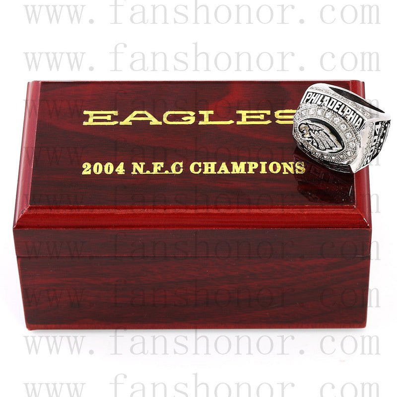 Customized NFC 2004 Philadelphia Eagles National Football Championship Ring