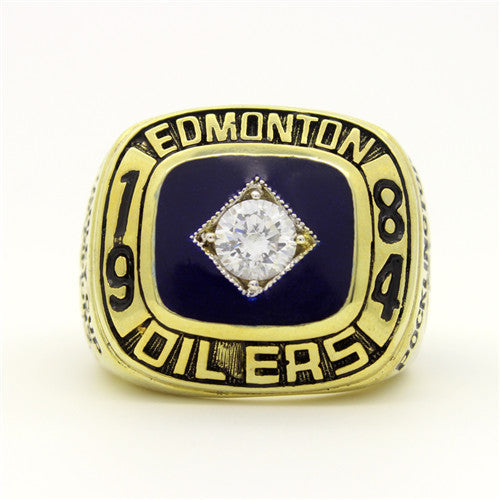 Custom 1984 Edmonton Oilers NHL Stanley Cup Championship Ring