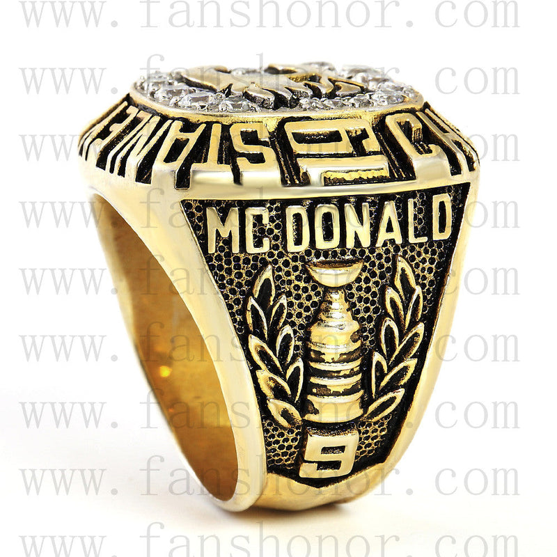 Customized NHL 1989 Calgary Flames Stanley Cup Championship Ring