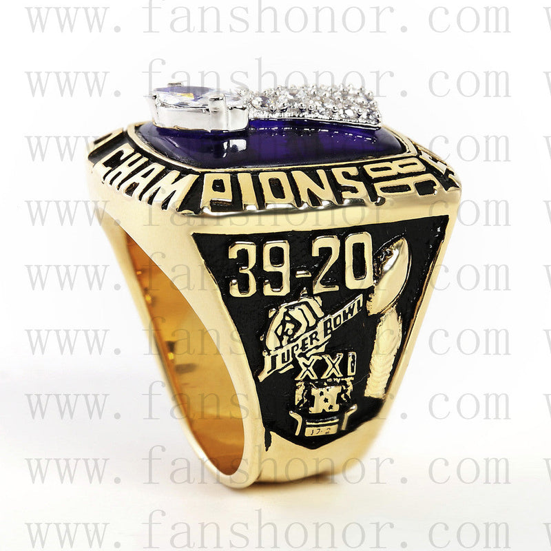 Customized New York giants NFL 1986 Super Bowl XXI Championship Ring