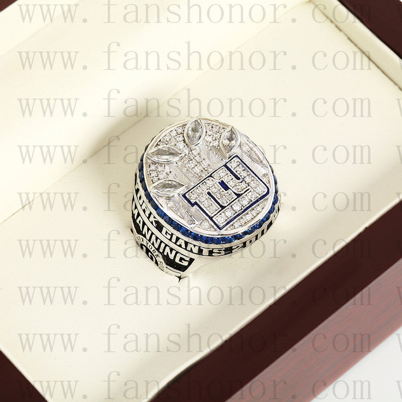 Customized New York Giants NFL 2011 Super Bowl XLVI Championship Ring