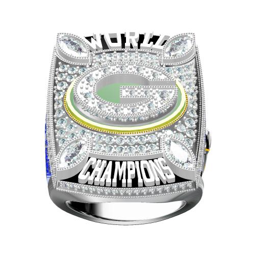 Custom Green Bay Packers 2010 NFL Super Bowl XLV Championship Ring