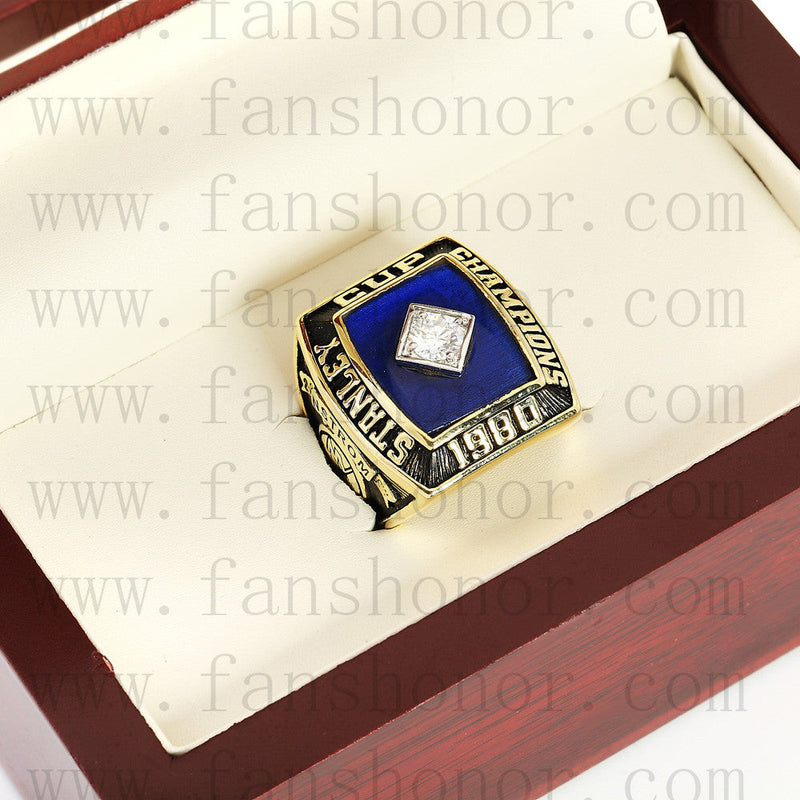 Customized NHL 1980 New York Islanders Stanley Cup Championship Ring