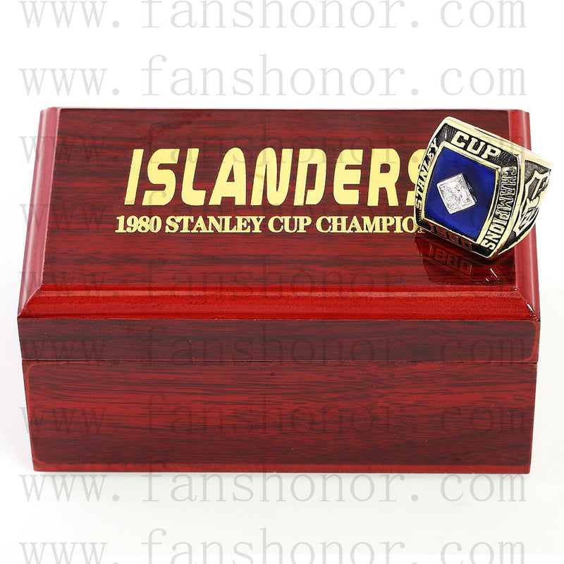 Customized NHL 1980 New York Islanders Stanley Cup Championship Ring