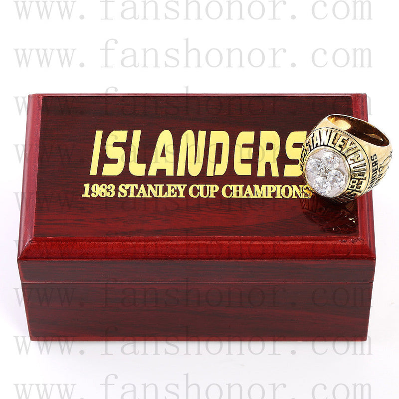 Customized NHL 1983 New York Islanders Stanley Cup Championship Ring