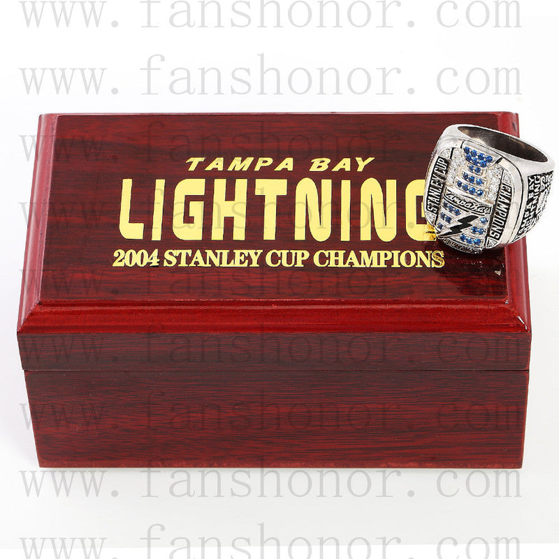 Customized NHL 2004 Tampa Bay Lightning Stanley Cup Championship Ring