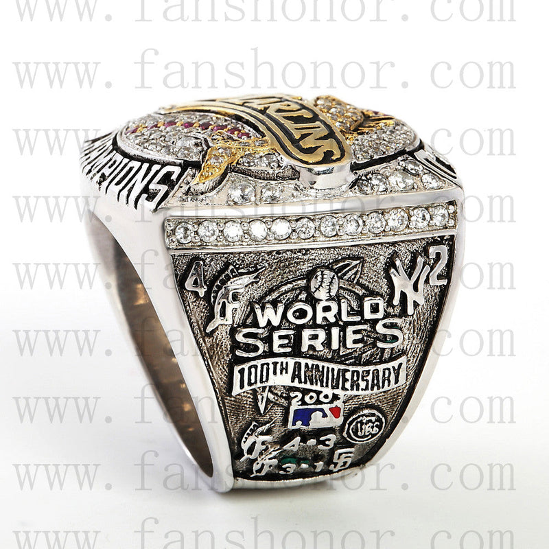 Customized MLB 2003 Florida Marlins World Series Championship Ring