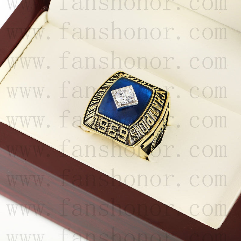 Customized MLB 1969 New York Mets World Series Championship Ring