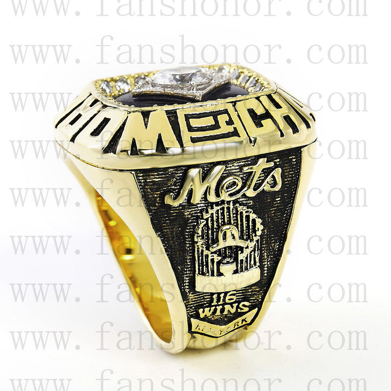 Customized MLB 1986 New York Mets World Series Championship Ring