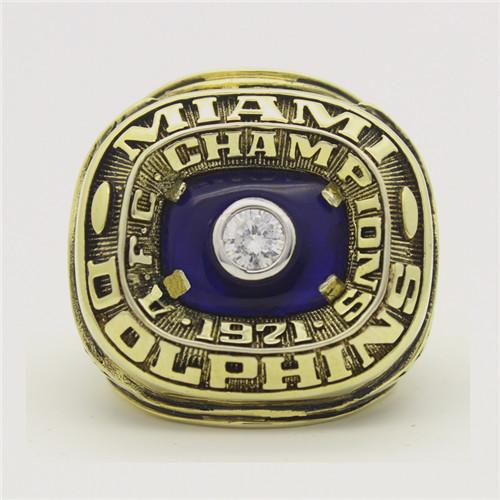 1971 Miami Dolphins American Football AFC Championship Ring