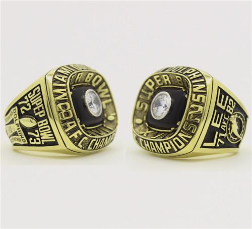 1982 Miami Dolphins American Football AFC Championship Ring