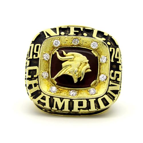 1974 Minnesota Vikings National Football NFC Championship Ring