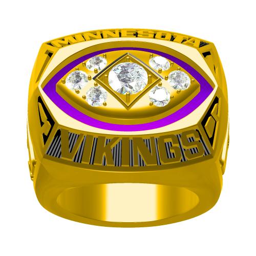 Custom 1976 Minnesota Vikings National Football Championship Ring