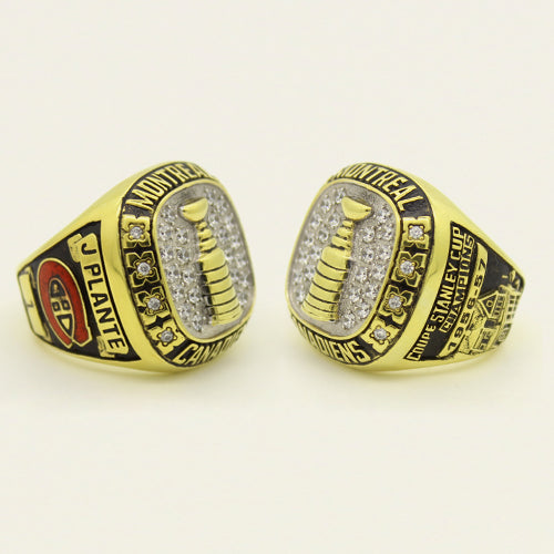 Custom 1956 Montreal Canadiens NHL Stanley Cup Championship Ring