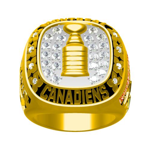 Custom 1957 Montreal Canadiens NHL Stanley Cup Championship Ring