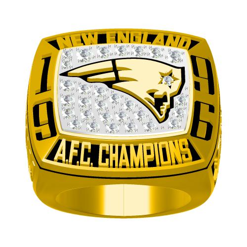 Custom 1996 New England Patriots American Football Championship Ring