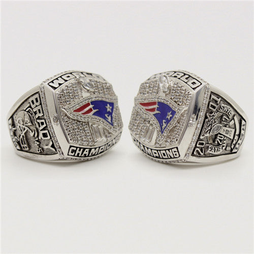 Custom New England Patriots 2001 NFL Super Bowl XXXVI Championship Ring