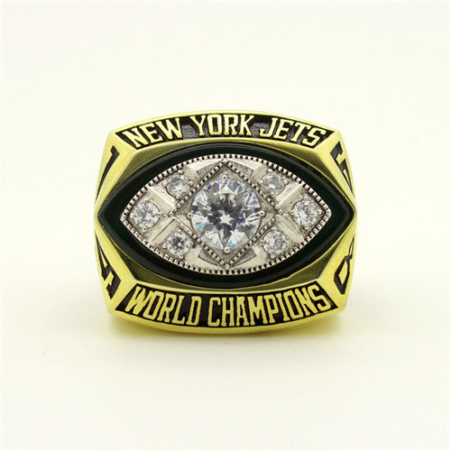 Custom New York Jets 1968 NFL Super Bowl III Championship Ring