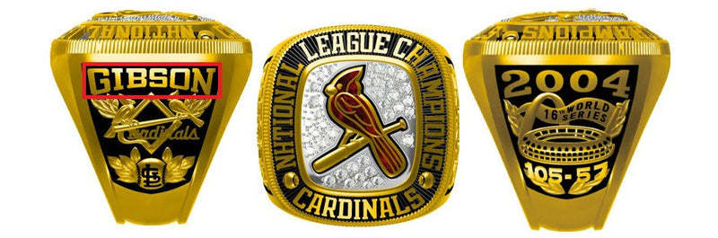 All NL National League NLCS Championship Rings